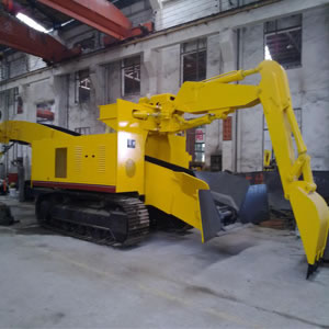 Haggloader sobre esteiras WDZL-260