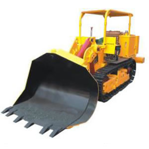 Side Dumping Rock Loader